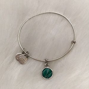 Emerald stone Alex and Ani